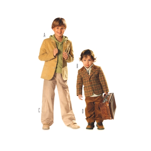 Pintsak &amp; püksid 98- 140 cm, Blazer &amp; Pantalon, Burda 9671