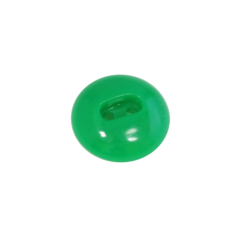 Keskelt süvistatud, paksem, ümar, kahe auguga plastiknööp, 18mm 28L