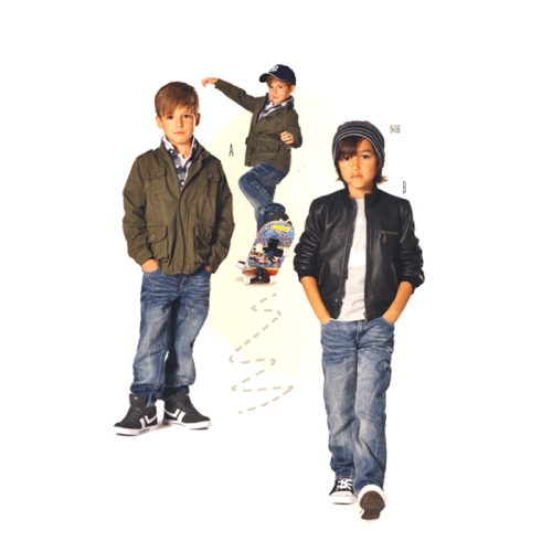 Jope &amp; jakk 116- 158cm,Parka &amp; Blouson jacket Burda 9486