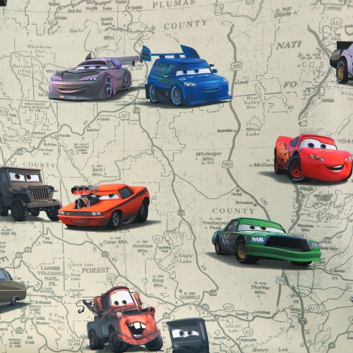 Pimendav kardinakangas multifilmi "Autod" teemaline, Disney Pixar "Cars" 150 cm, 32410-06