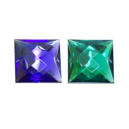 Ruudukujulised lapikud tahulised dekoratiivkivid, 30 × 30 mm