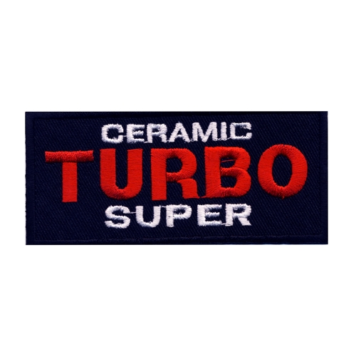 "Ceramic Turbo Super" vapp tikitud triigitav piltaplikatsioon 9,5 x 4,3 cm
