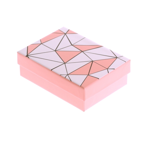 Pidulik ornamendimustriga kinkekarp 11 x 8 x 3,7cm