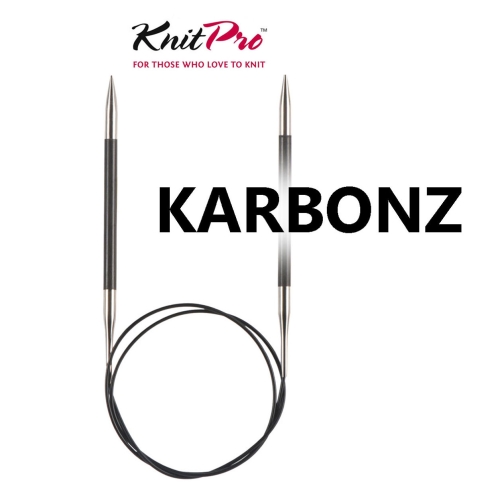 Süsinikkiust ringvardad KnitPro Karbonz
