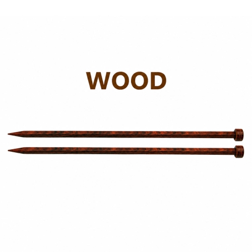 Wood вязальные спицы