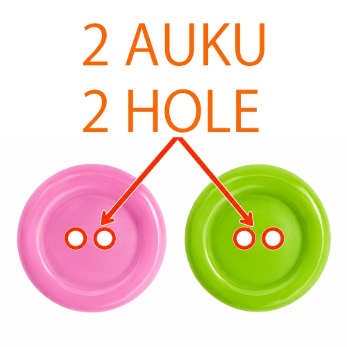 Nööbid kahe auguga 