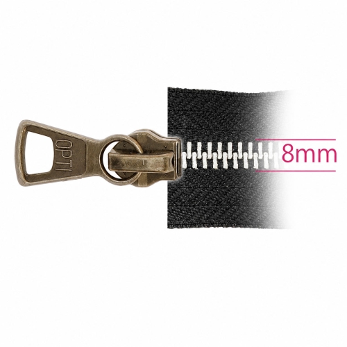 8mm Metal Zipper Parts, Sliders, Pullers