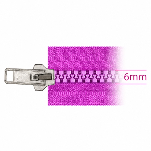 6mm Plastic Zipper Parts, Sliders, Pullers