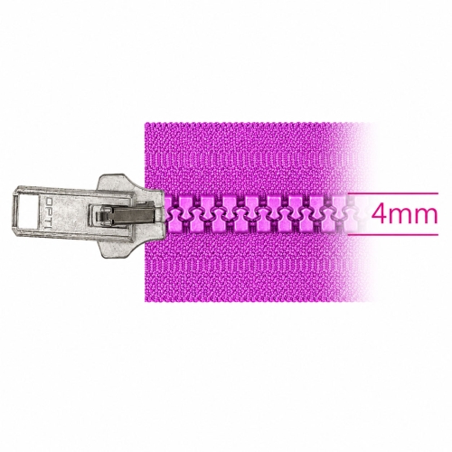 4mm Plastic Zipper Parts, Sliders, Pullers