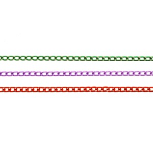 Koristeellinen ketju (alumiini) 7 x 4 x 1 mm
