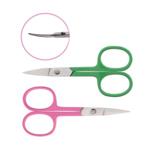 Täismetallist kõverad käsitöö- (küüne-) käärid, 9,5cm