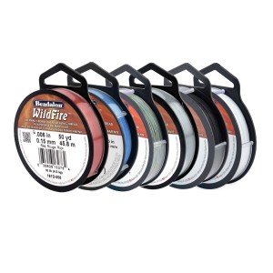 Thermally Bonded Weaving Thread WildFire ø0,15 mm; 45,8 m, Beadalon