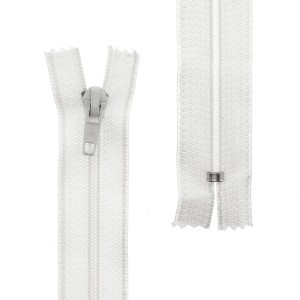 Alt kinnine spiraal-tõmblukk, jopelukk 6 mm, 19cm, 20cm, 21cm