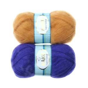 Wool Mix Yarn Super Mohair, Nako