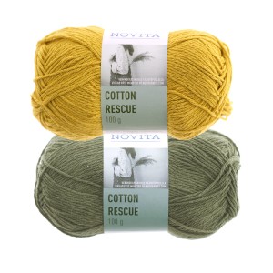 Taaskasutatud puuvillast lõng Cotton Rescue, Novita