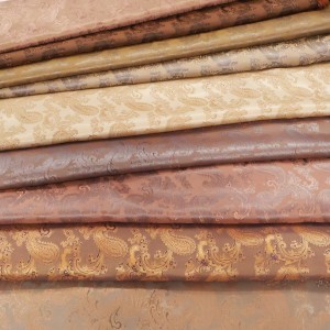 Jacquard-kangas, keinosilkki 