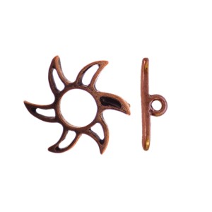 Toggle Clasp with Sun Design / 20mm