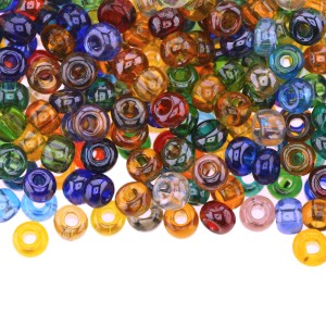 Pärlisegu Kirjudes toonides pärlitest 6-6,5mm, 100/50g pakk, LL60