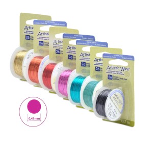 Kuparilanka Artistic Wire, 26 ga, ø0,41 mm, 13,7 m