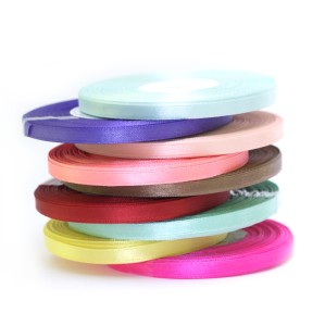 Single Sided Satin Ribbon 6 - 7 mm